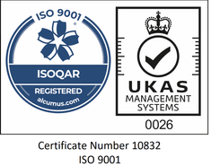 Certificate Number 10832 ISO 9001
