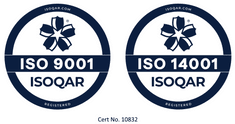 Certificate Number 10832 ISO 9001